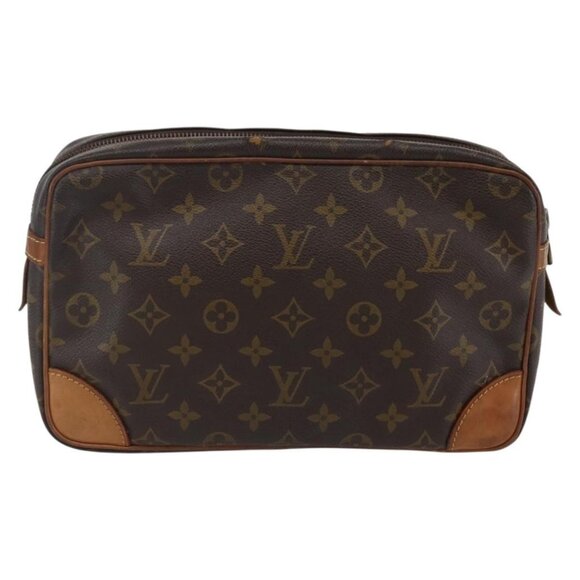 LOUIS VUITTON Monogram Compiegne 28 Clutch Bag - Picture 3 of 15